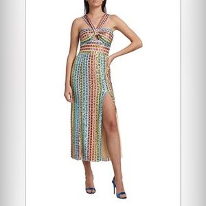 Saylor Eli Sequin Column Dress XS